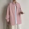 Camisa de trabajo de manga larga para hombre de comercio exterior transfronterizo del sudeste asiático, camisa chaqueta casual relajada versátil de moda estilo Hong Kong