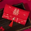 Sobres Rojos para Bodas, Exclusivos para Cambiar Títulos Formales, Diseño Único de Tela Nueva, Bolsas de Sobres Rojos de Alta Gama con Diseño de Tela