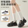 Calcetines de compresión para pantorrillas para niños, calcetines finos de compresión para piernas delgadas, calcetines de longitud media estilo JK, calcetines hasta la rodilla, primavera, otoño e invierno, medias negras ajustadas de tubo largo
