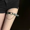 Amor Estilo Escuro Punk Jk Cinto Anel de Perna Feminino Sexy Joia de Coxa Corrente de Perna Tira de Menina Sexy Acessórios Decoração