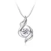 Collar de 1 quilate para mujer cadena de clavícula completamente de diamante suministro en vivo fabricantes lote diamante flash cabello seis garras cuadrado diamante circonita collar