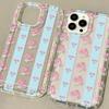 Patrón Floral Pequeño de Pantalla Completa Adecuado para Funda de Teléfono con Airbag iPhone 17 16Pro Pareja 14 Apple Anti-Caída 13/15 Fábrica