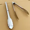 Pinzas para Alimentos de Acero Inoxidable al por Mayor, Pinzas para Barbacoa de Cocina Doméstica, Pinzas Multiusos para Buffet de Restaurante, Fotos Reales