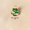Nuevo Broche de Navidad 2025 Metal Personalizado Dibujos Animados Muñeco de Nieve Árbol de Navidad Anciano Insignia Accesorios para Ropa