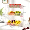 Bandeja de frutas de hierro de lujo ligero, estilo nórdico, cuenco de caramelos para mesa de centro de sala de estar moderna, bandeja para bocadillos y frutas secas, cesta de frutas de moda