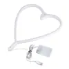 Luz de néon LED em forma de coração para travessia de fronteira, lâmpada de modelagem, decoração de proposta interna, decoração de feriado, atmosfera, layout de quarto de celebridade da internet