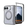 Capa Aplicável Transfronteiriça para Celular Dobrável Apple com Cobertura Total do Eixo da Dobradiça, Bordas Macias e Painel Traseiro Duro para iPhone Duo, Capa Anti-Queda