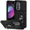 Funda para Teléfono Móvil Adecuada para Motoedge2022 Soporte Giratorio 360° para Coche Funda Protectora Dos en Uno Anticaídas con Soporte Magnético