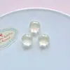 Pinzas para el pelo de mariposa de dibujos animados electrochapadas, gomas para el pelo, accesorios para el pelo, piezas de decoración DIY transparentes con láser, dijes para zapatos, accesorios de hebilla para zapatos