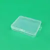 Caja de Plástico PP Rectangular Joyería Accesorios Caja de Almacenamiento Transparente Caja Organizadora de Piezas de Herramientas de Ferretería Equipo de Pesca Caja de PP