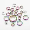 Joias Novas para Nail Art Diamante de Unha Diamante de Unha Cristal de Alto Padrão Anel de Anjo Cristal Círculo Redondo Joias de Cristal Atacado