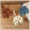 Manoplas con cuello halter estilo coreano para niños, guantes de punto lindos, guantes cálidos de otoño e invierno para niños y niñas, niños modernos