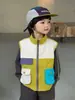 Chaleco para Niños Ropa de Abrigo Infantil Estilo Otoño 2026 Nueva Moda de Otoño Chaleco de Trabajo para Bebé Elegante