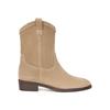 Botas Coreanas Retrô de Bico Fino e Salto Grosso Botas Cowboy Ocidentais Botas Curtas Femininas Versáteis Estilo Britânico Outono Novo