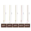 Espetos de Frutas de Aço Inoxidável 304 Transfronteiriços, Agulhas de Frutas, Espetos Decorativos para Cocktails de Bar, Espetos de Metal para Vinho com Azeitonas em Conserva