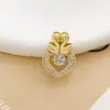 Colgante Micro-incrustado Circonita Accesorios Cisne Oso Joyería de Cobre Simple Elegante Gama Alta Accesorios de Joyería DIY