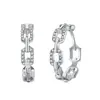 Aretes de Aro de Plata de Ley S925 Transfronterizos para Mujer, Aretes de Cadena de Burbujas, Joyería para Orejas de Estilo Exótico de Oriente Medio al por Mayor
