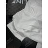 Yuran 26 Modelo Nuevo de Principios de Primavera Sudadera de Algodón Tencel Hilo Siro Teñido a Mano Cuello Redondo Diamante Estrella Camisa de Manga Corta