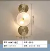 [Transfronteiriço] Luminária de Parede Cristalina Estilo Francês para Cabeceira de Cama, Luminária de Grade para Quarto, Sala de Estar, Parede de Fundo de TV, Decoração Dourada
