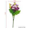 Cesta Colgante de Flores de Palma de Coco Transfronteriza Balcón Colgante Decoración de Flores Artificiales de Gloria de la Mañana Maceta Colgante Maceta de Estilo Pastoral Europeo