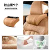 Almohada de Apoyo para el Cuello para Reposacabezas de Coche Almohada para el Cuello de Asiento de Coche Asiento del Conductor Ergonomía para Conducir Transpirable Perforada Universal para Todas las Estaciones