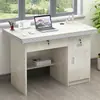 Escritorio Moderno, Escritorio para Computadora de Escritorio, Escritorio de Oficina con Almacenamiento Cerrable Integrado para Personal con Cajón, Escritorio de Escritura, Escritorio para el Hogar