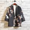 Roupão novo estilo chinês de verão masculino manga curta Hanfu estilo japonês cardigã moderno kimono proteção solar roupas atacado