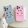 Funda para iPhone 17 Apple 16, Dibujo Lindo Divertido Pareja Hipopótamo, Adecuada para 14/15 Pro Max
