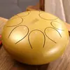 Hua Shu Tambor Etéreo Genuíno 8 Tons 8 Polegadas Língua Redonda Cor Tambor Oco Disco de Mão Tambor de Língua de Aço Instrumento de Percussão para Iniciantes Grau Profissional