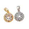 Luz Colgante de Encaje con Colgante de Gema de Color Gota de Agua Venta Caliente Diseño Incrustado de Diamantes Lujo Ligero Cadena para Clavícula de Gemas Multicolor Joyería para Mujer