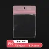 Bolsa de Almacenamiento con Agujero para Colgar Joyas Bolsa de Embalaje Auto-Sellante de Eva para Joyas, Pendientes, Tachuelas, Pulseras, Collares, Bolsa Sellable Perforada, Engrosada