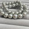 Pulsera Shijia de perlas de vidrio redondas de alto brillo para parejas novios pulsera magnética francesa para mujer nueva en stock