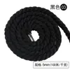 Cuerda de algodón de colores de 5 mm hecha a mano para tapiz DIY, cordón de cuerda trenzada, cubierta para tubería de aire acondicionado, enrollado, cambio de cuerda de algodón
