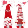 Decorações transfronteiriças para o Dia dos Namorados, levante a mão, amor, boneco sem rosto, Dia das Mães, enfeites de boneco anão Rudolf
