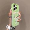Funda de Gelatina Colorida Dos en Uno para Teléfono Móvil Apple Funda para Teléfono Móvil de Doble Capa Media Cubierta Escarchada Funda para Teléfono Móvil DIY Dibujo Animado Lindo