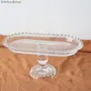 Estante para Cubiertos Plateado y Negro, Soporte de Exhibición para Postres, Mesa de Postres, Soporte de Exhibición Texturizado Estilo Dinero Antiguo de Metal, Plato para Frutas