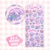 Auténticos Pegatinas de Fieltro de Dibujos Animados Kuromi My Melody Kitty Cat Cinnamoroll Pegatinas de Decoración para Diario Materiales para Manualidades