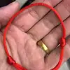 Puesto callejero Feria del Templo Venta caliente Pulsera de Cuerda Roja Jade Imitación Madera Imitación Pulsera Tejida de Cuerda Roja Actividad Mayorista Pequeño Regalo Obsequio