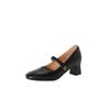 Zapatos Nuevos de Primavera y Otoño para Mujer 2026, Zapatos Mary Jane Simples con Correas y Boca Baja, Tallas 40-43, Zapatos de Exportación