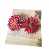 Flor Artificial Hoja de Pino Cabeza de Crisantemo Flor Falsa DIY Pasador Hecho a Mano Tocado Ropa Falda de Baile Flor Paraguas Decoración Accesorios de Fotografía