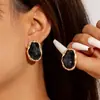 Anillo de Perla Irregular Vintage Estilo Francés Transfronterizo Europeo y Americano, Anillo para Dedo Índice, Conjunto de Anillos de Diseño de Moda Personalizado