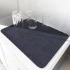 Tapete Drenante Simples Nórdico para Cozinha Tapete Absorvente para Mesa de Escritório Mesa de Centro Isolamento Térmico Tapete Antiderrapante Doméstico Coaster de Terra de Diatomáceas Jogo Americano