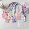 Portatarjetas Retráctil Cuerda Larga Fruta Sanrio Moda Gama Alta Tarjeta de Comida Tarjeta de Estudiante Estilo Ins Lindo Popular