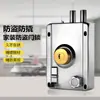 Frete Grátis para Fechaduras de Porta Externa Doméstica Interna em Aço Inoxidável, Portas de Quarto de Dormitório, Fechaduras Antifurto Antigas, Tipo Universal