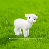 Figuritas de animales en miniatura para micro-paisajes: vacas, ovejas, perros y cerdos - perfectos para decoraciones y paisajismo temáticos de granja para hacer tú mismo