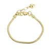 Cadena Hueso de Serpiente Lisa de 3 mm Pulsera de Cuentas DIY Cadena Básica Broche de Langosta Pulsera Abierta Joyería Cadena para Teléfono Venta al por Mayor