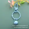 Clip de Hebilla de Puerta con Cubierta de Campana Llavero de Joyería DIY Hebilla Colgante Clip de Anillo de Llave Pintura Metálica Anillo de Anillas para Carpeta de Hojas Sueltas