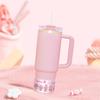 Portavasos de Silicona para Transferencia de Calor Base para Vaso Stanley Posavasos con Estampado de Dibujos Animados Portavasos Personalizado Antidesgaste Posavasos Aislante