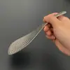 Cuchara para Arroz de Titanio Puro Utensilios de Cocina para Acampar Espátula Portátil Pala para Arroz Cuchara para Arroz con Patrón de Martillo Cuchara para Arroz para el Hogar, la Escuela, la Cafetería Cuchara para Servir