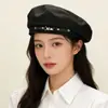 Sombrero de Sol Nuevo de Verano para Mujer Taizhou Wenling, Boina de Moda, Gorra de Periodista Retro